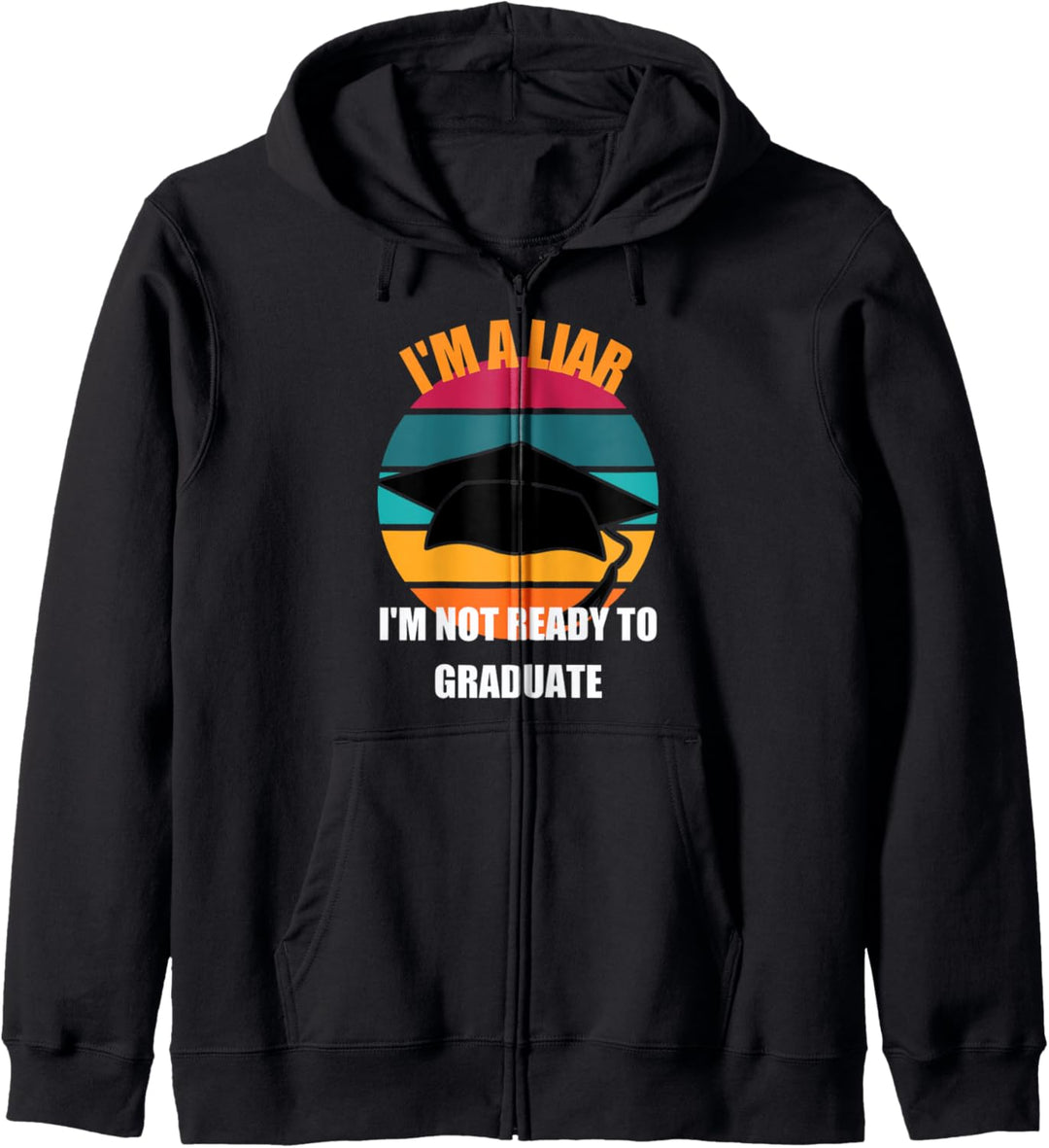 Graduation Funny College Ich bin ein Versteck, das nicht Kapuzenjacke