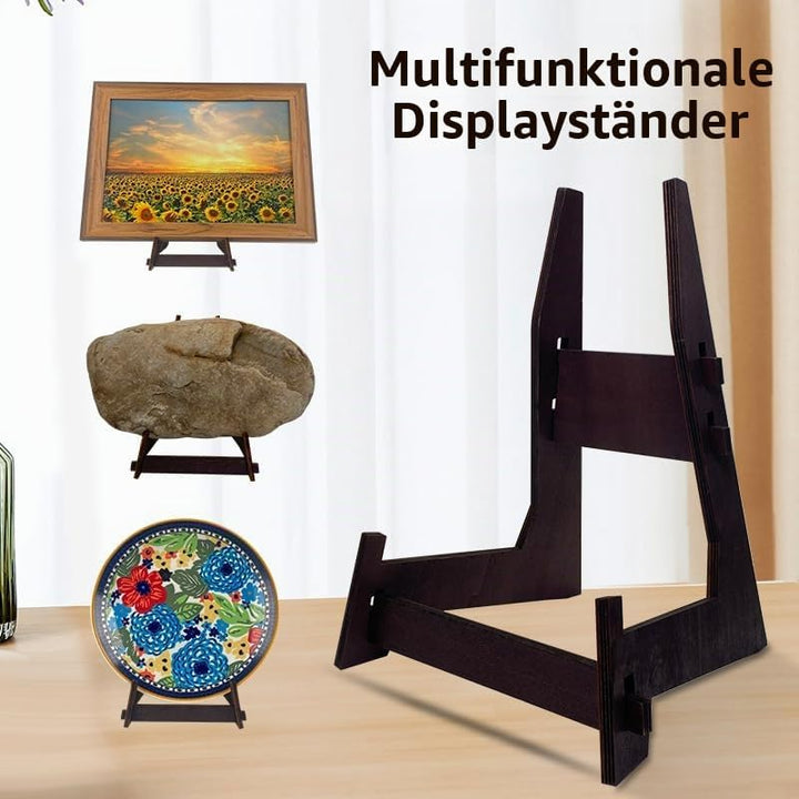 1 Packung 13 Zoll Holz Display Stand, Easel &amp; Buchständer, Bilderrahmen Plattenhalter(13inch-1pcs),