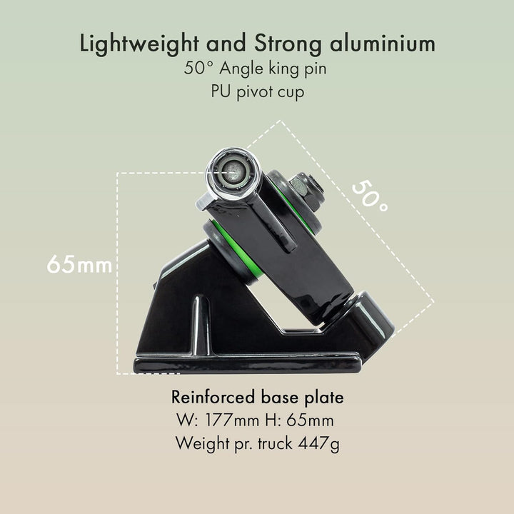 Mindless Longboards Longboard Achse Rk 7" Truck Schwarz, Schwarz