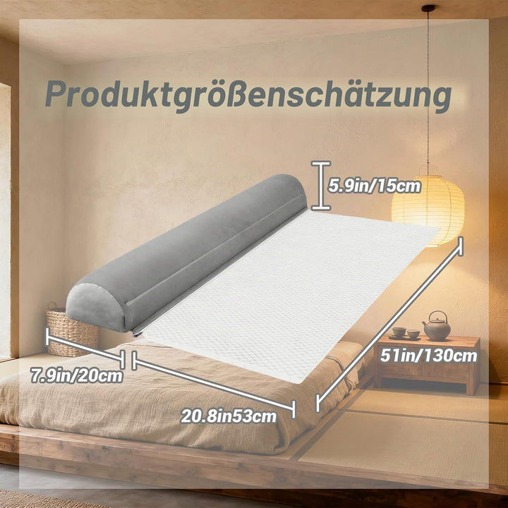 Rausfallschutz Aufblasbar, Rausfallschutz Bett – Tragbar und Faltbar (Geeignet für Reisen), Rutschfe