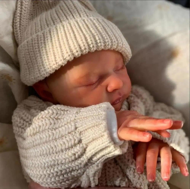 Zero pam Reborn Puppe Lebensecht 50CM, Silikon Baby Puppen Wie Echt Realistisch Newborn Babys Puppe