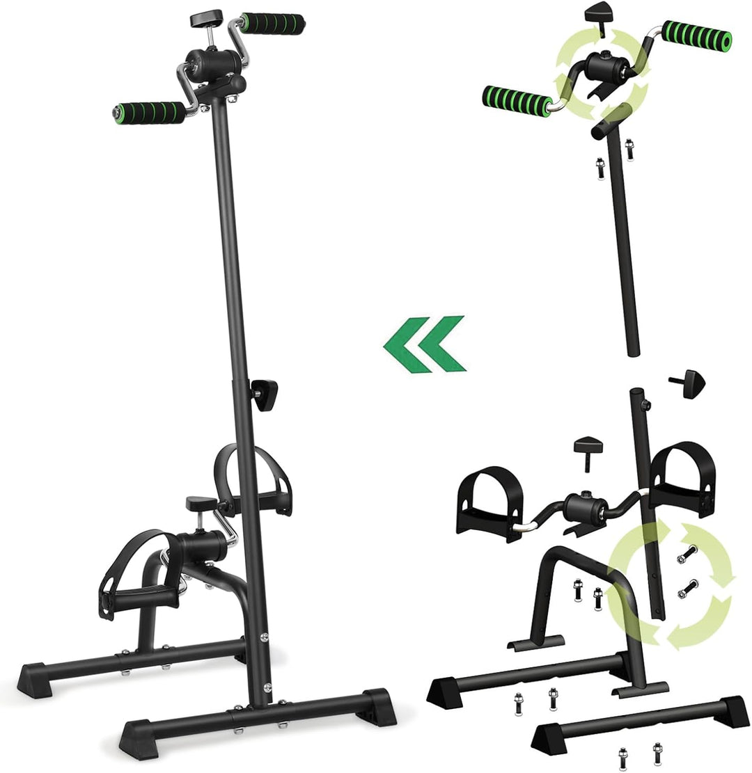 Elderly Exercise Bike, Pedaltrainer für Senioren, Arm Bein Bewegungstrainer, Heimtrainer höhenverste