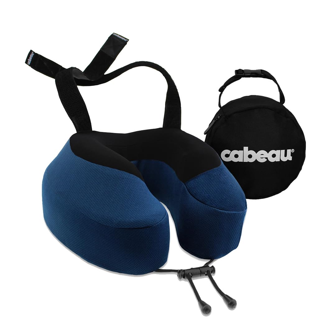 Cabeau Evolution S3 Travel Pillow - Gurte für Flugzeugsitz - Ensures Your Head Won't Fall Forward -