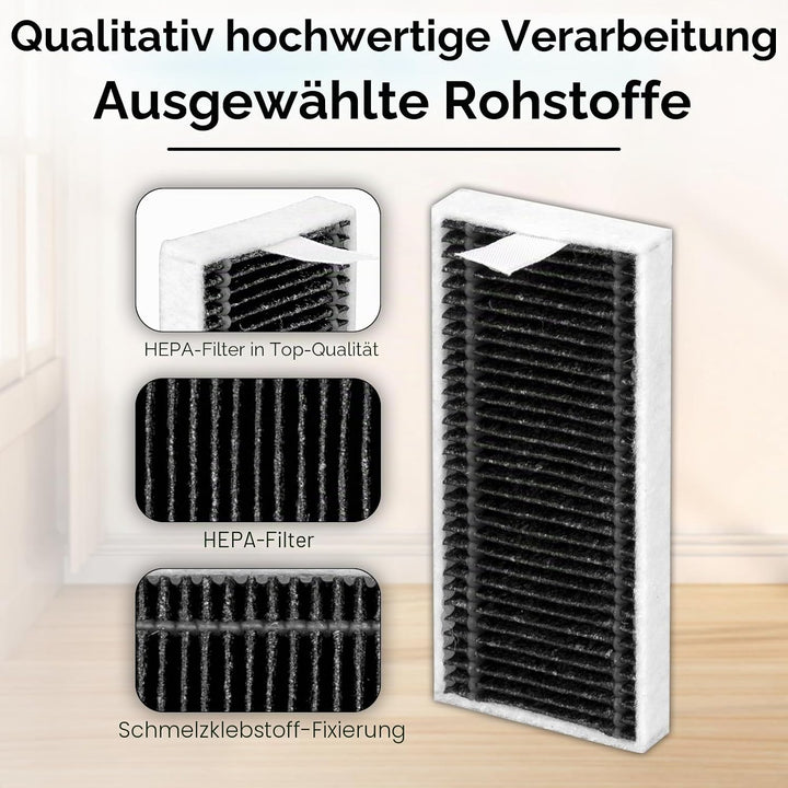 (8 Stück) X8 Pro Omni Ersatz-HEPA-Filter für ECOVACS DEEBOT X8 Pro Omni/ X9 Pro Omni/ T80 Omni/ X8 O