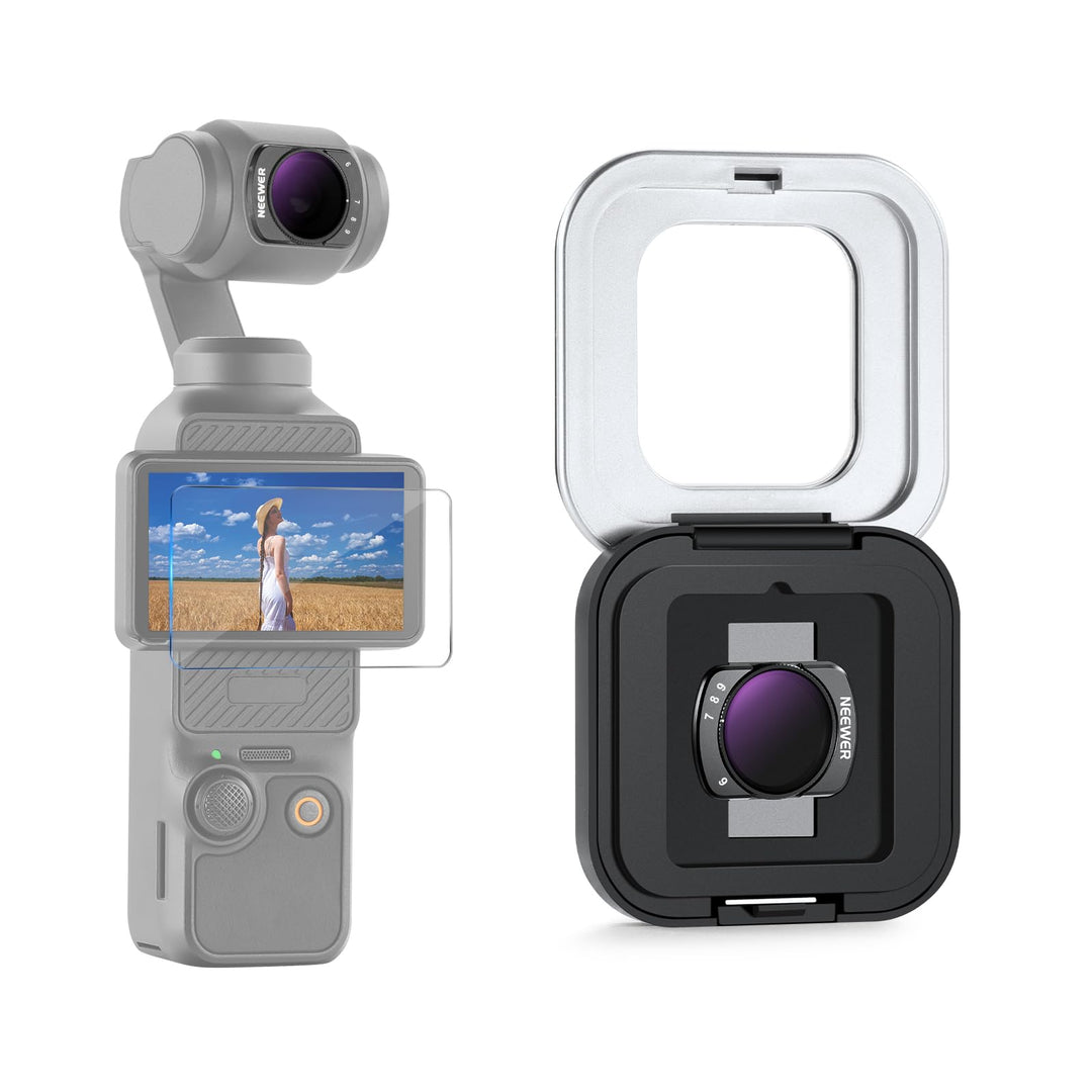 NEEWER Variabler ND Filter kompatibel mit DJI Osmo Pocket 3 und Creator Combo Zubehör, magnetischer