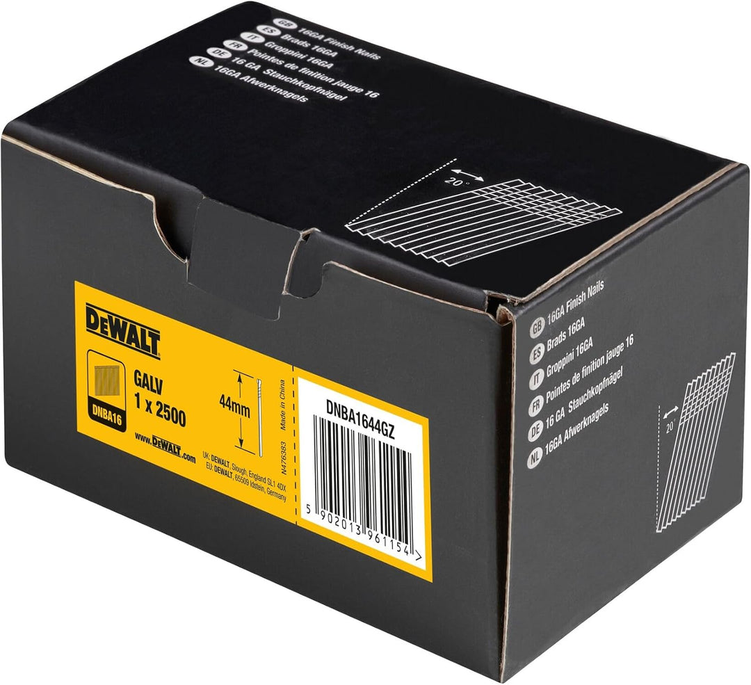 Dewalt Stauchkopf-Nägel 16 GA DNBA1644GZ (20 Grad, 44mm, galvanisiert, Durchmesser 1,40 x 1,60 mm) 2