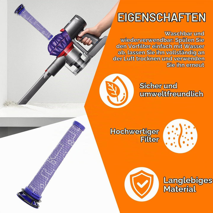 6 Stück V7 V8 Filter für Dyson, Ersetzt Filter und Vorfilter für Dyson V8 V7 Animal Absolute Motorhe