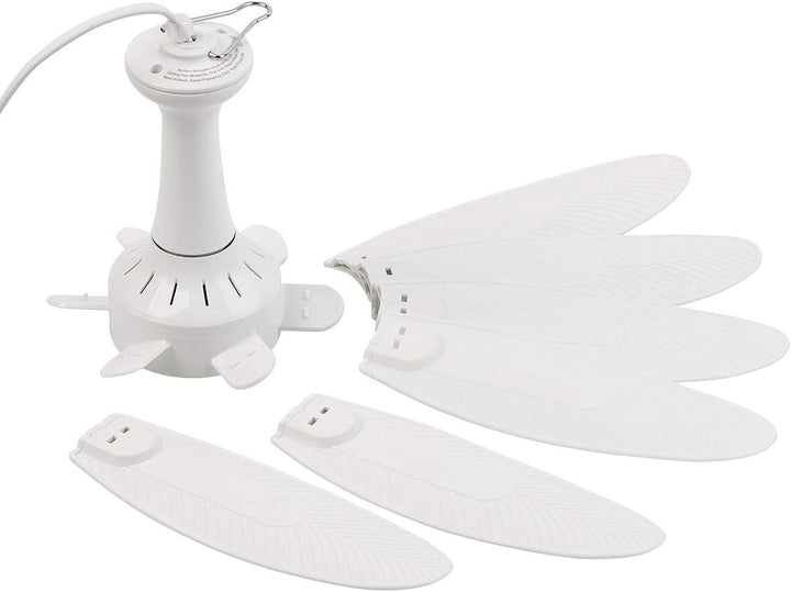 Sichler Haushaltsgeräte Deckenventilator mobil: Mobiler Decken-Ventilator mit 6 Flügeln, Timer, Aufh