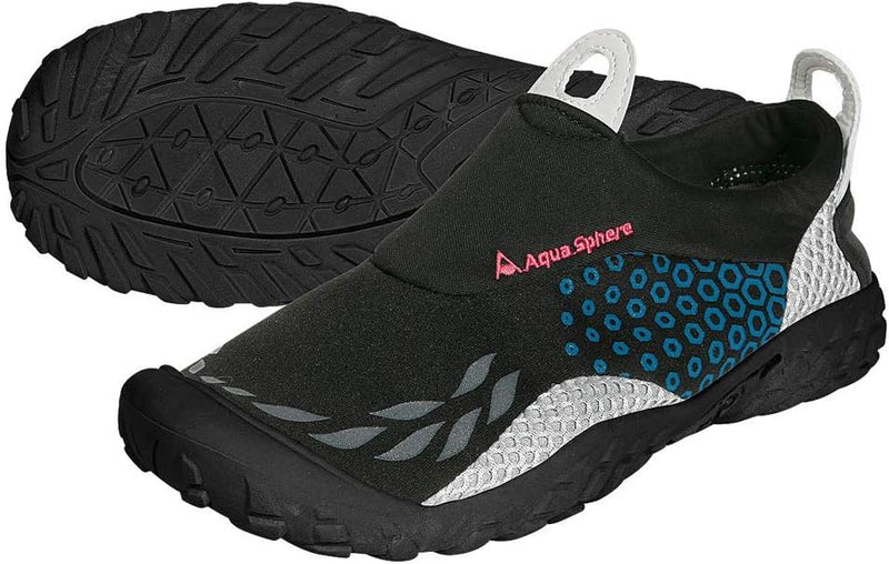 Aqua Sphere Sporter Wassersport Schuh 36 EU Schwarz Blau, 36 EU Schwarz Blau