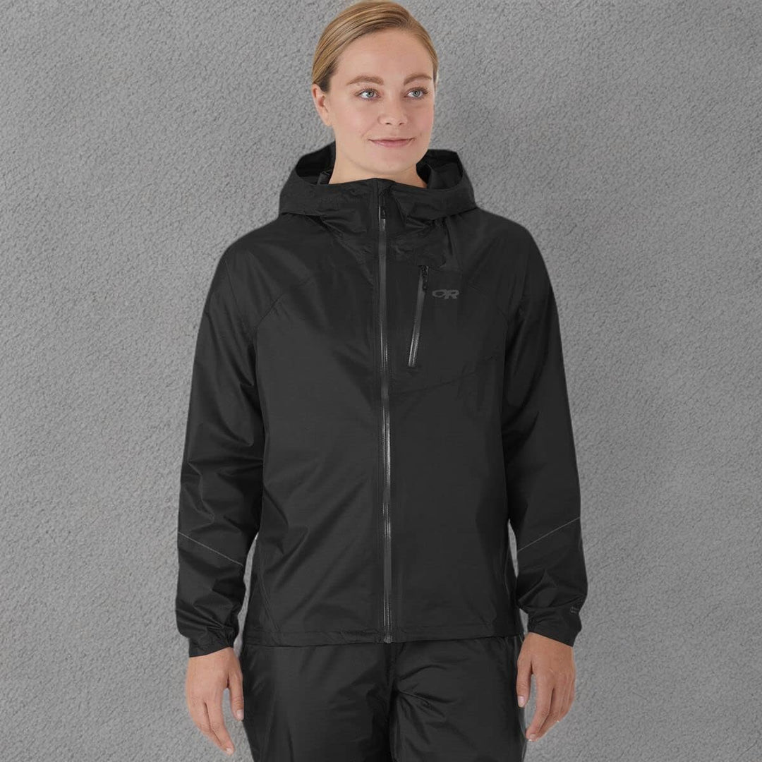 Outdoor Research Helium Regenjacke Damen rot Grösse L Schwarz, L Schwarz
