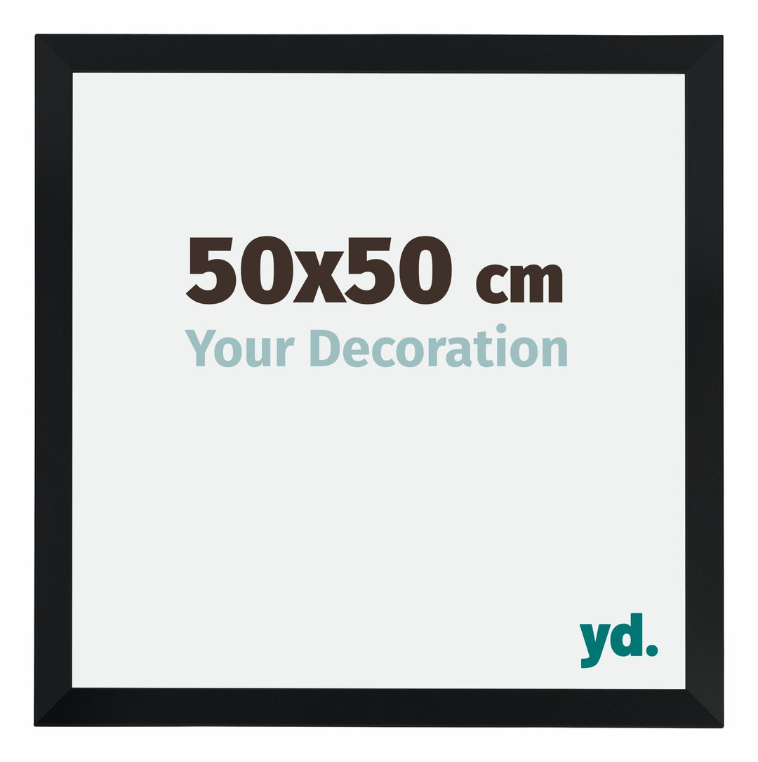 yd. Your Decoration - Bilderrahmen 50,00x50,00 cm - Bilderrahmen aus MDF mit Acrylglas - Antireflex