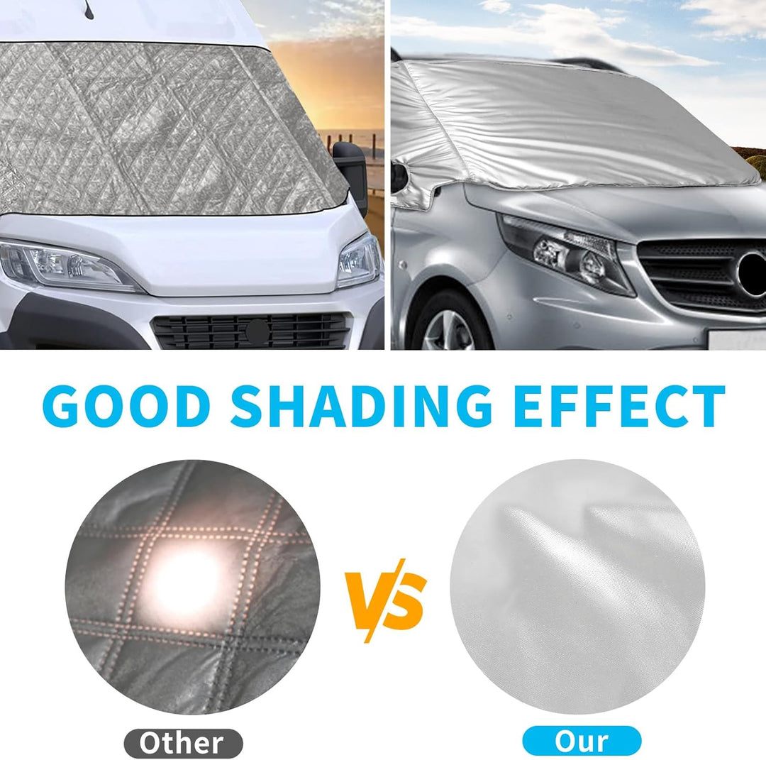 Frontscheibe Wrap Cover Ersatz für Mercedes-Benz Vito W447 2015-2022, Auto Windschutzscheiben Abdeck