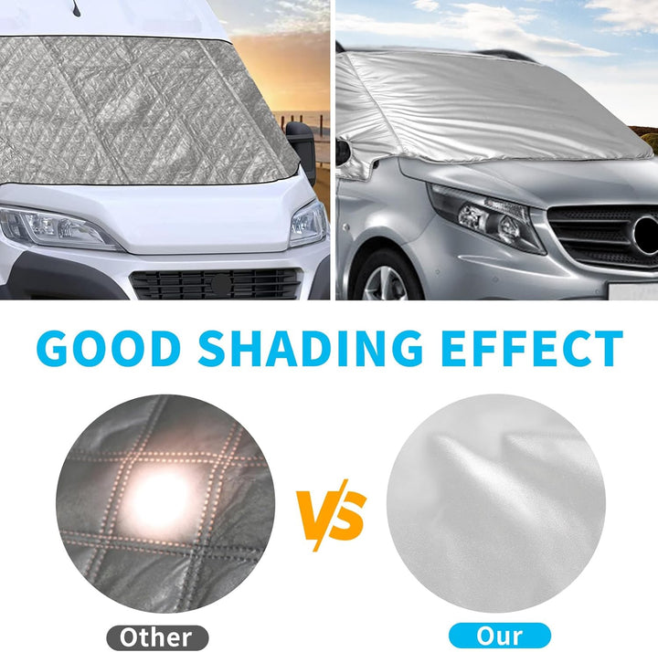 Frontscheibe Wrap Cover Ersatz für Mercedes-Benz Vito W447 2015-2022, Auto Windschutzscheiben Abdeck