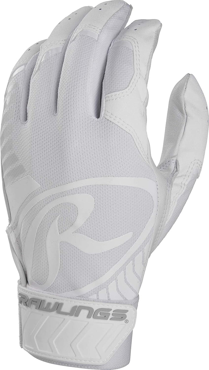 Rawlings | 5150 Baseball-Schlaghandschuhe | Jugendliche | mehrere Farben L Weiss, L Weiss