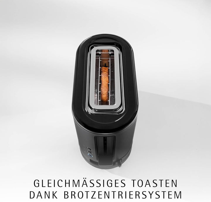 WMF Küchenminis 1-Scheiben Toaster mit Brötchenaufsatz, für 1 XXL-Scheibe, Auftau-Funktion, Langschl