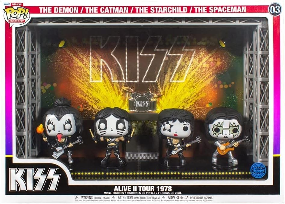 Kiss Alive II Tour 1978 (Pop! Moments Deluxe) Vinyl Figur 03 Unisex Funko Pop! Standard Standard Sta