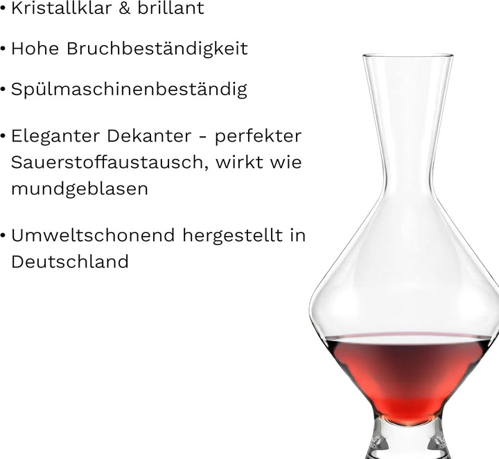 Stölzle Lausitz 406 00 59, Dekanter Dancing, 750ml, Made in Germany Dancing 750 ml, Dancing 750 ml