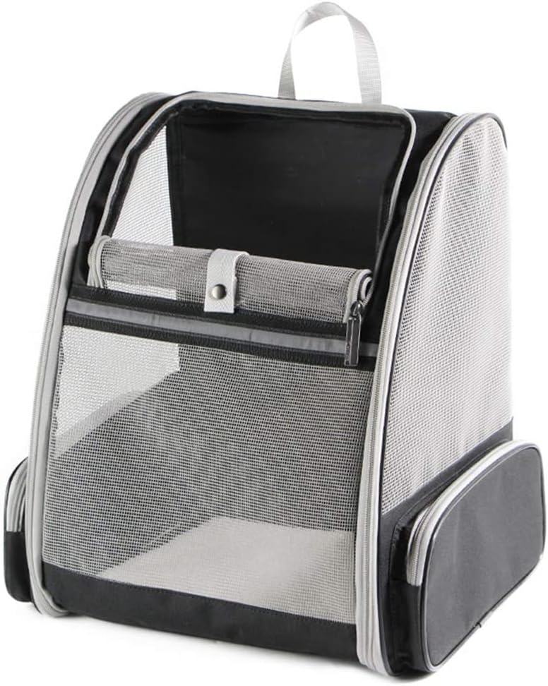 Kiepoar Haustiere Rucksack Transporttasche für Hunde Katzen 7.5kg, Grosse Tragbare Katzenrucksack Hu