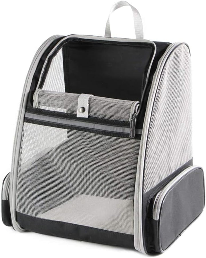 Kiepoar Haustiere Rucksack Transporttasche für Hunde Katzen 7.5kg, Grosse Tragbare Katzenrucksack Hu