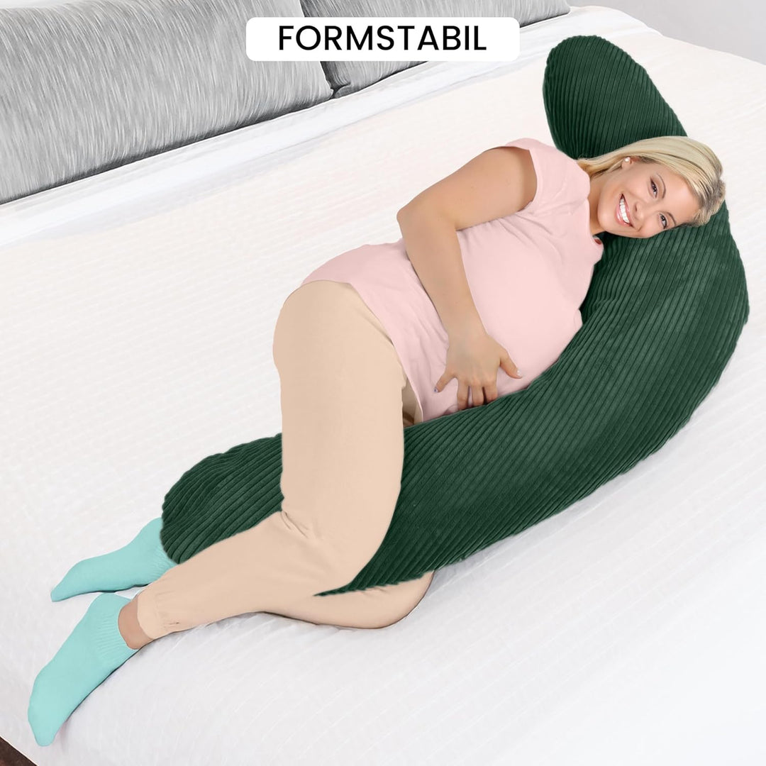 Amilian Stillkissen XXL 170 cm – Seitenschläferkissen für Schwangerschaft &amp; Stillzeit – Lagerungskis