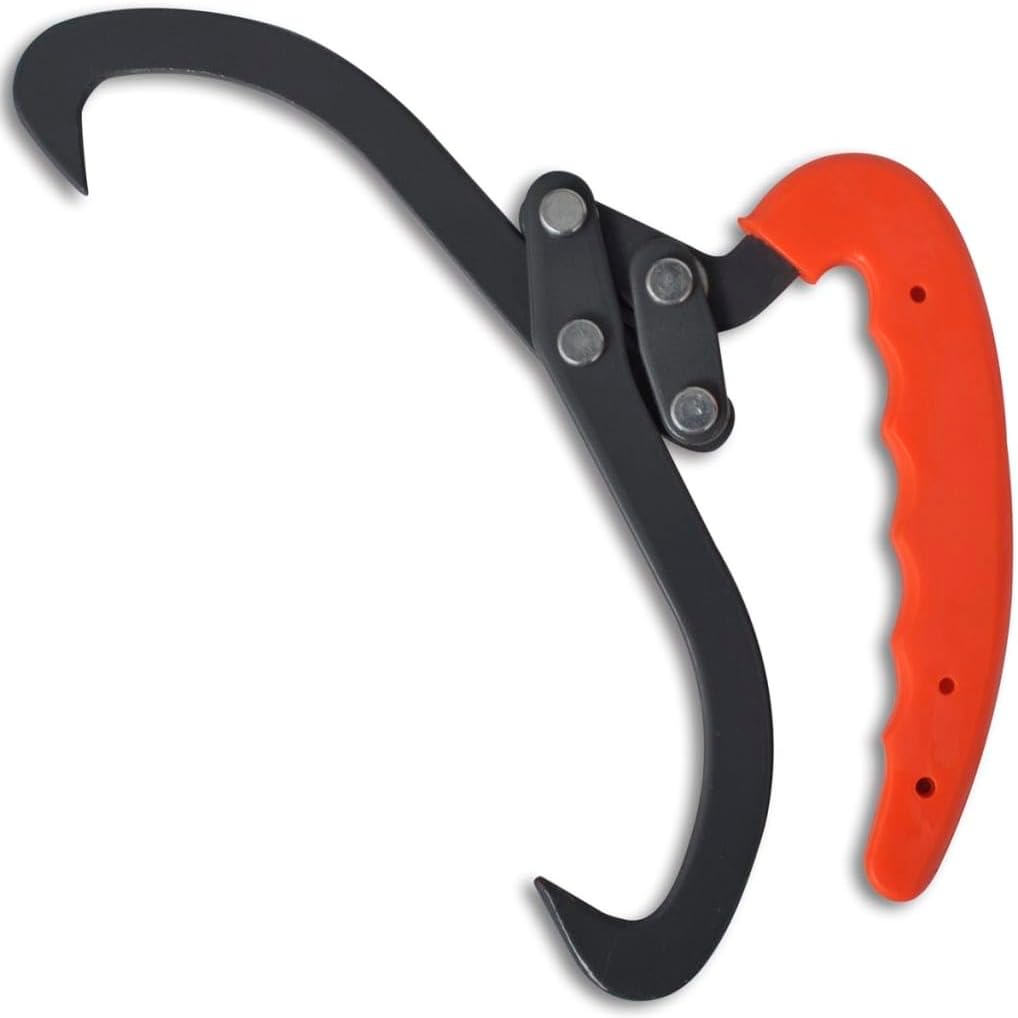 vidaXL 4x Handpackzange 19cm Packzange Holzgreifer Handhebehaken Holzzange