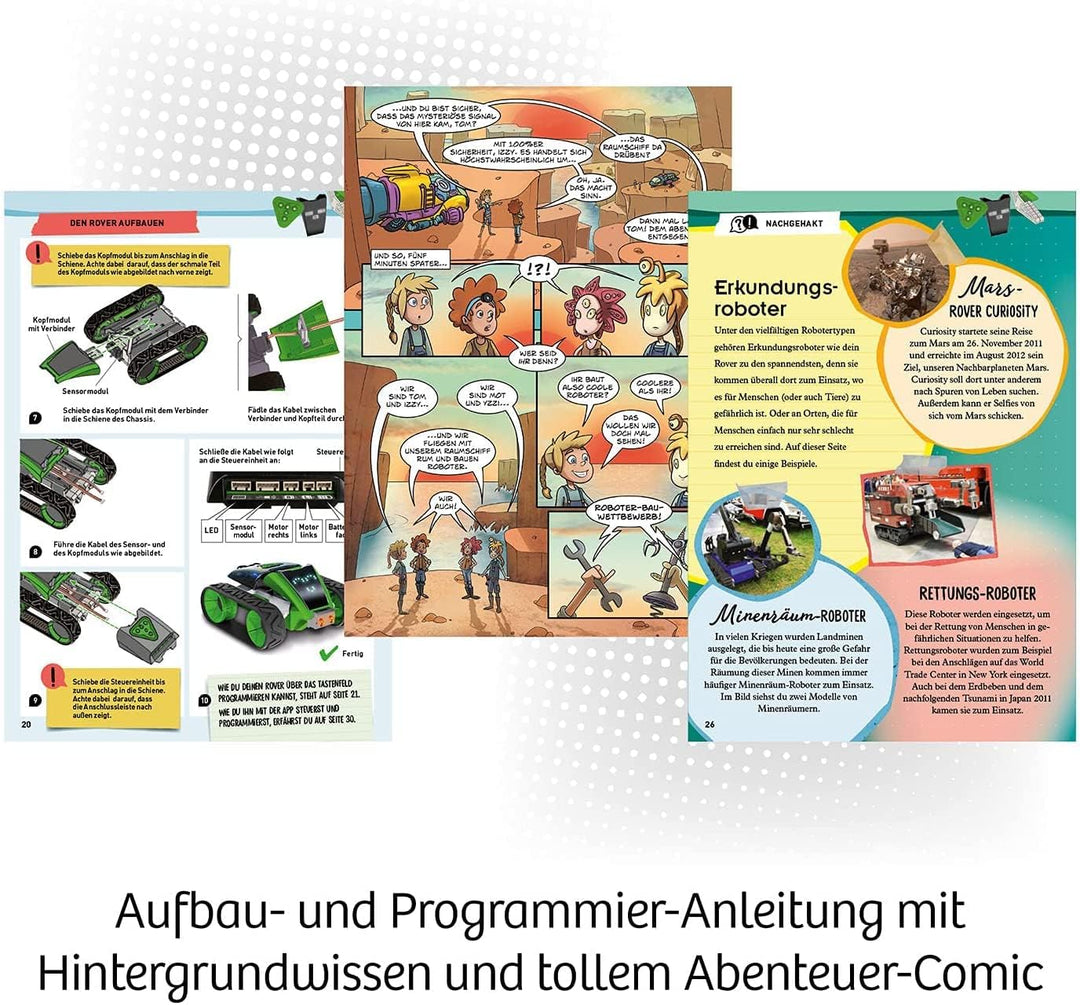 KOSMOS 620691 Mazzy - Dein smarter App-Roboter, Bauen, Programmieren und Spielen mit dem vielseitige