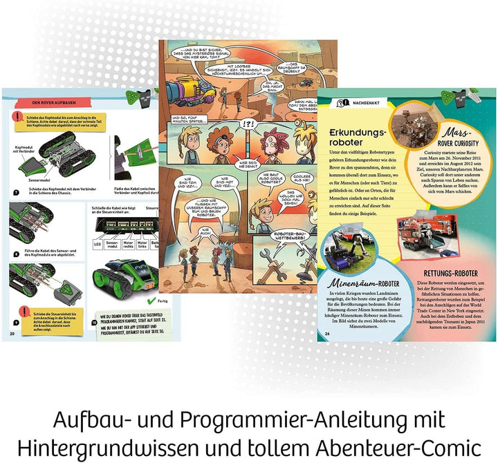 KOSMOS 620691 Mazzy - Dein smarter App-Roboter, Bauen, Programmieren und Spielen mit dem vielseitige