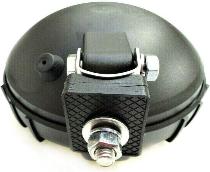 MelTruck® 2x Gelb Rund H3 Halogen 12V 24V Nebelscheinwerfer mit Schutzgitter mit Glühbirnen 12V