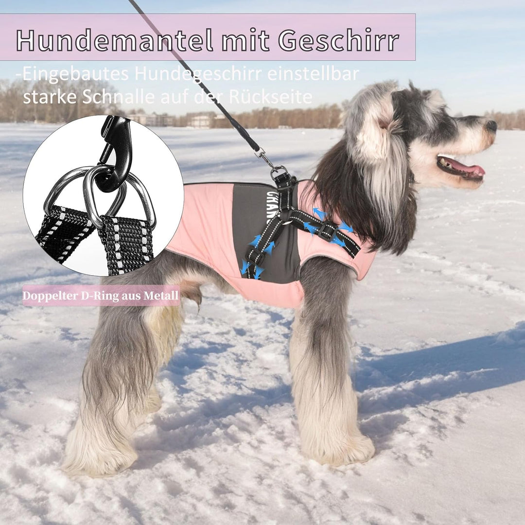 Hundemantel Winter Hundejacke Hundegeschirr Mantel Welpenmantel Jacke Weste Kleidung Kleines Hundege