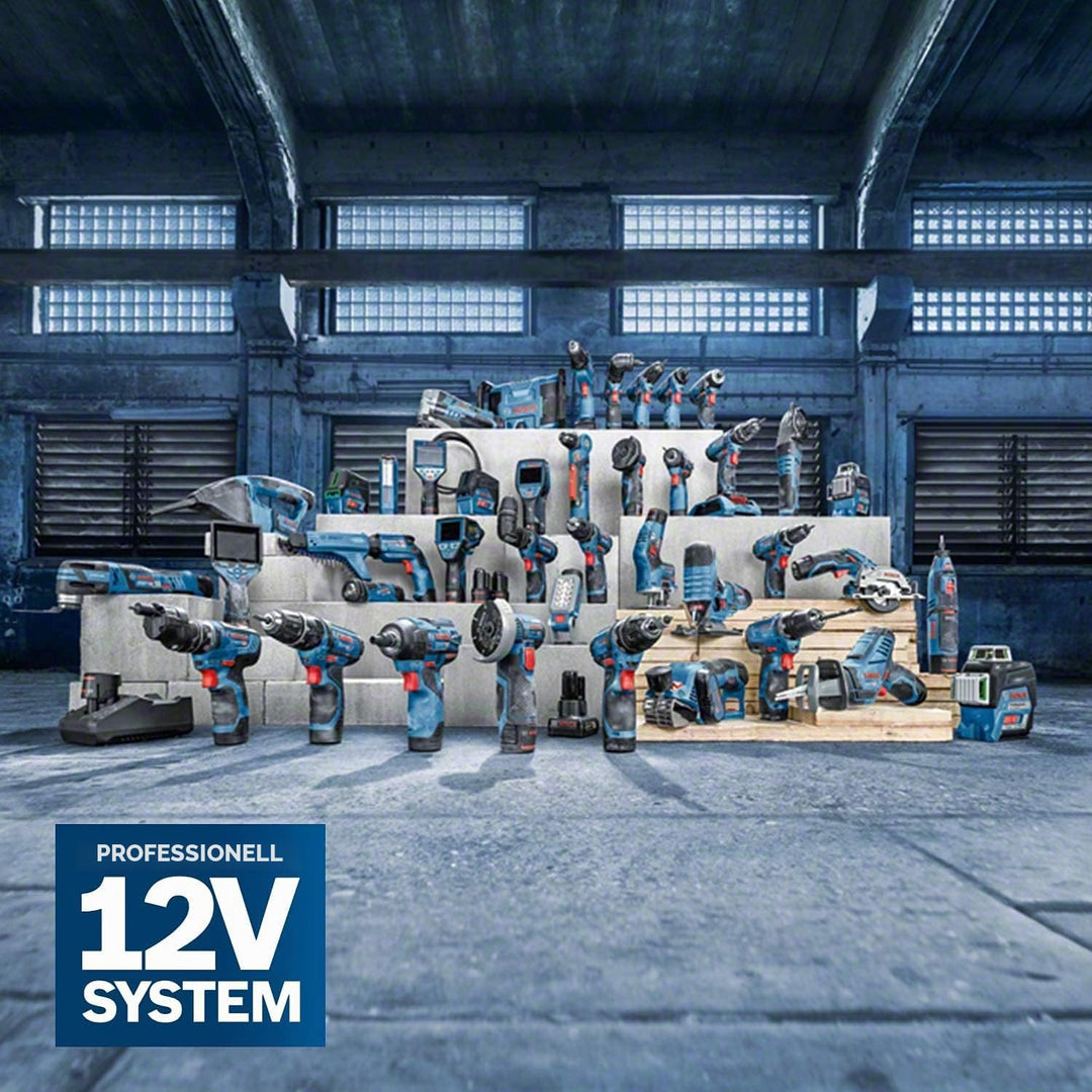 Bosch Professional 12V System Akku Kantenfräse GKF 12V-8 (Leerlaufdrehzahl 13.000 min-1, Gewicht ohn