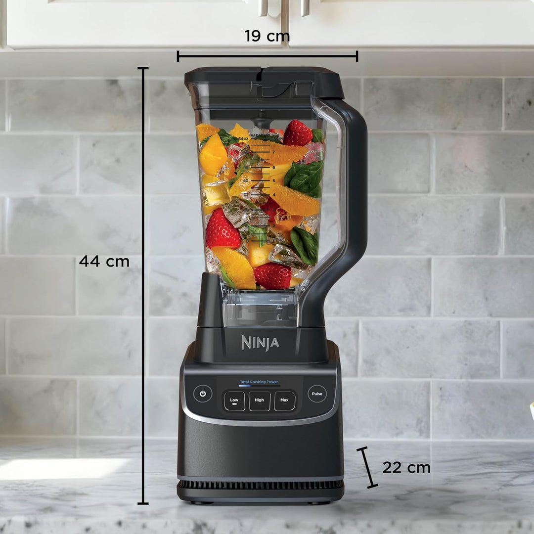Ninja UltraCrush Mixer, 3 Geschwindigkeitsstufen, manueller Modus Impuls, Gefäss mit 1,9 Liter Fassu