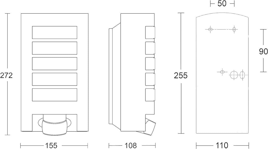 Steinel Aussenleuchte L 12 S silber, 180° Bewegungsmelder, Dämmerungssensor, Alu-Blende, E27, Max. 6