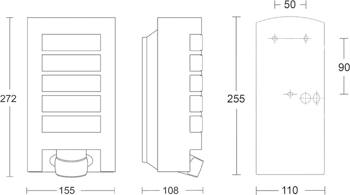 Steinel Aussenleuchte L 12 S silber, 180° Bewegungsmelder, Dämmerungssensor, Alu-Blende, E27, Max. 6