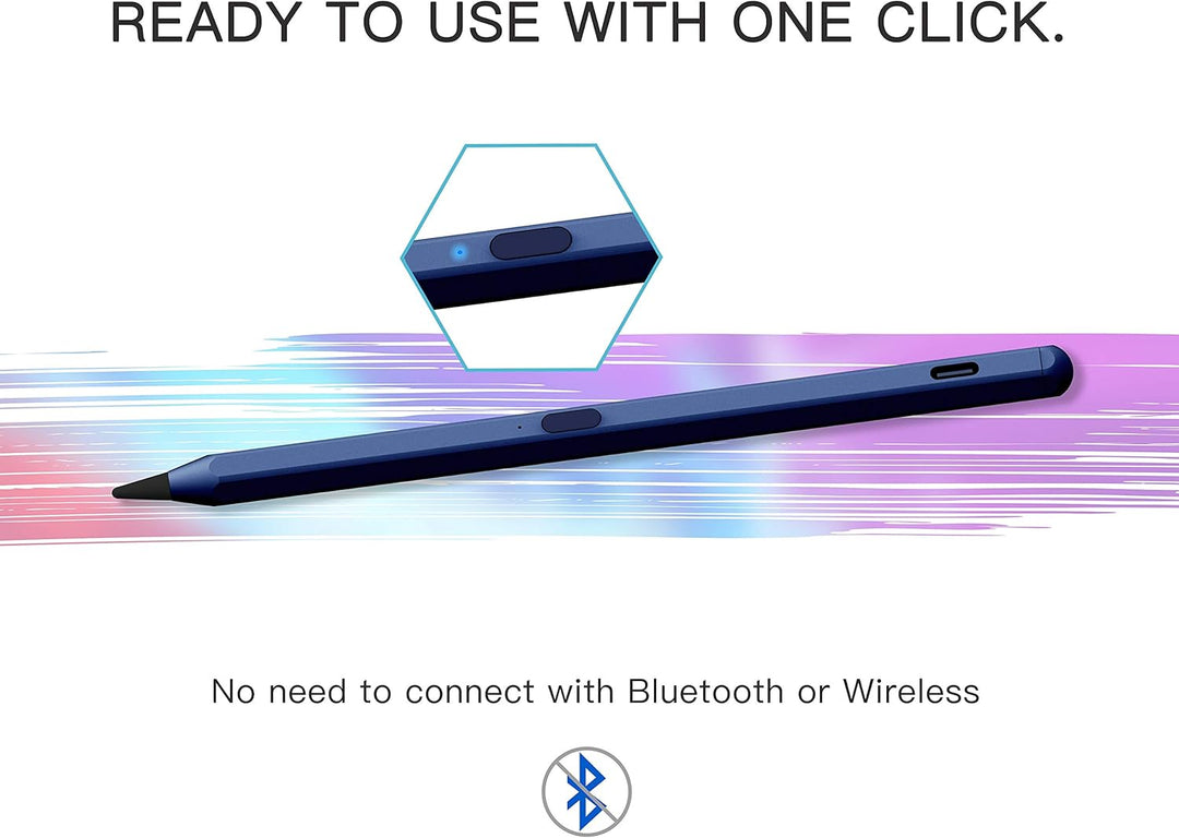 Stylus Stift für Apple iPad(2018-2023),Mit Neigung&Palm Rejection&Magnetic Adsorption Eingabestifte