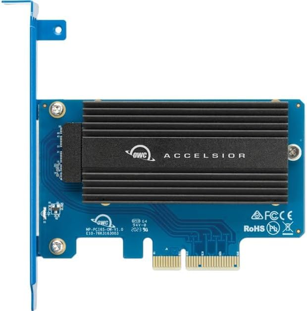 OWC Accelsior 1A - Apple Factory SSD bis PCIe Adapter Card Enclosure Flash SSD