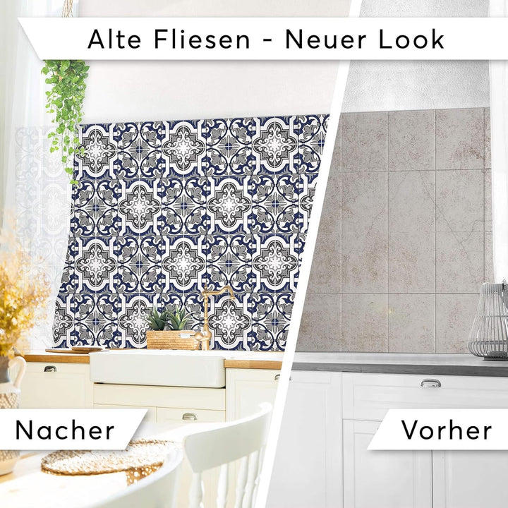 CREATISTO Mosaik-Fliesen Fliesensticker Fliesenfolie - Aufkleber Folie für Fliesen I Klebefliesen De