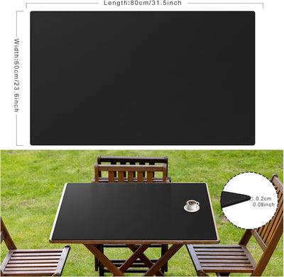 Cacoy PU-Leder Schreibtischunterlage 80x60 cm, Laptop Unterlage, Grosse Gaming Mauspad XXL, Unterlag