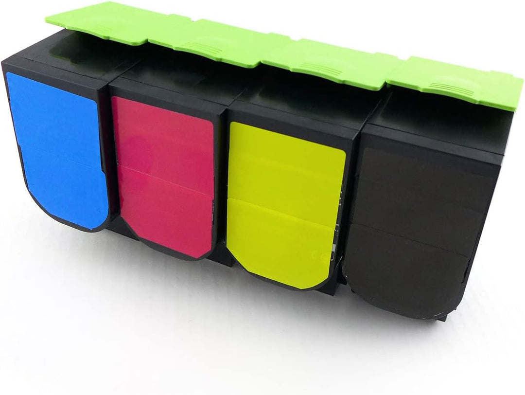 Green2Print Toner Toner-Set, 4 Kartuschen 1x 10500, 3X 7000 Seiten passend für Lexmark CX622ade, CX6