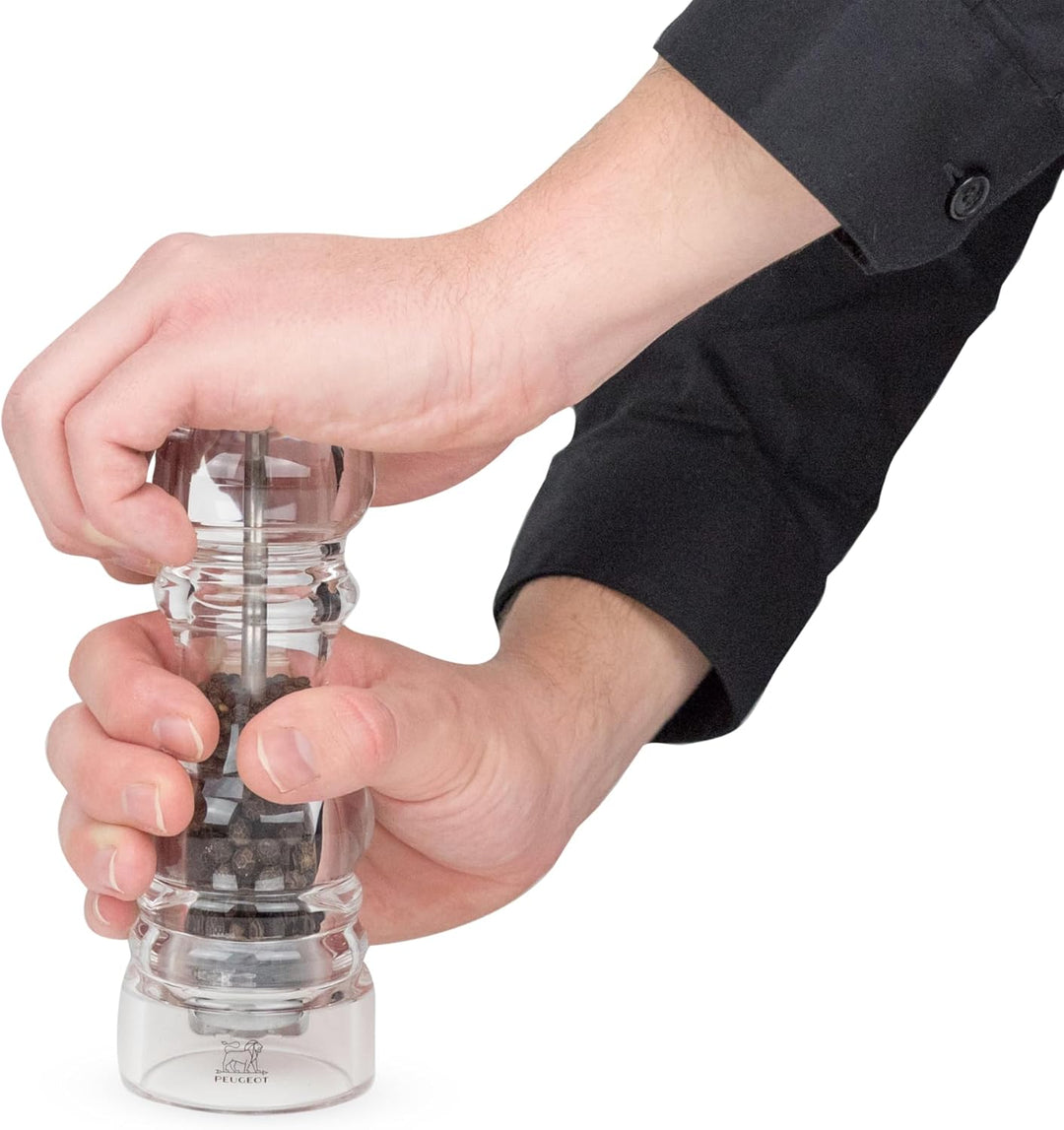 Peugeot 2/900818 Nancy Pfeffer-/Salzmühle Acryl, 5,9 x 5,9 x 18 cm, transparent, 18 cm