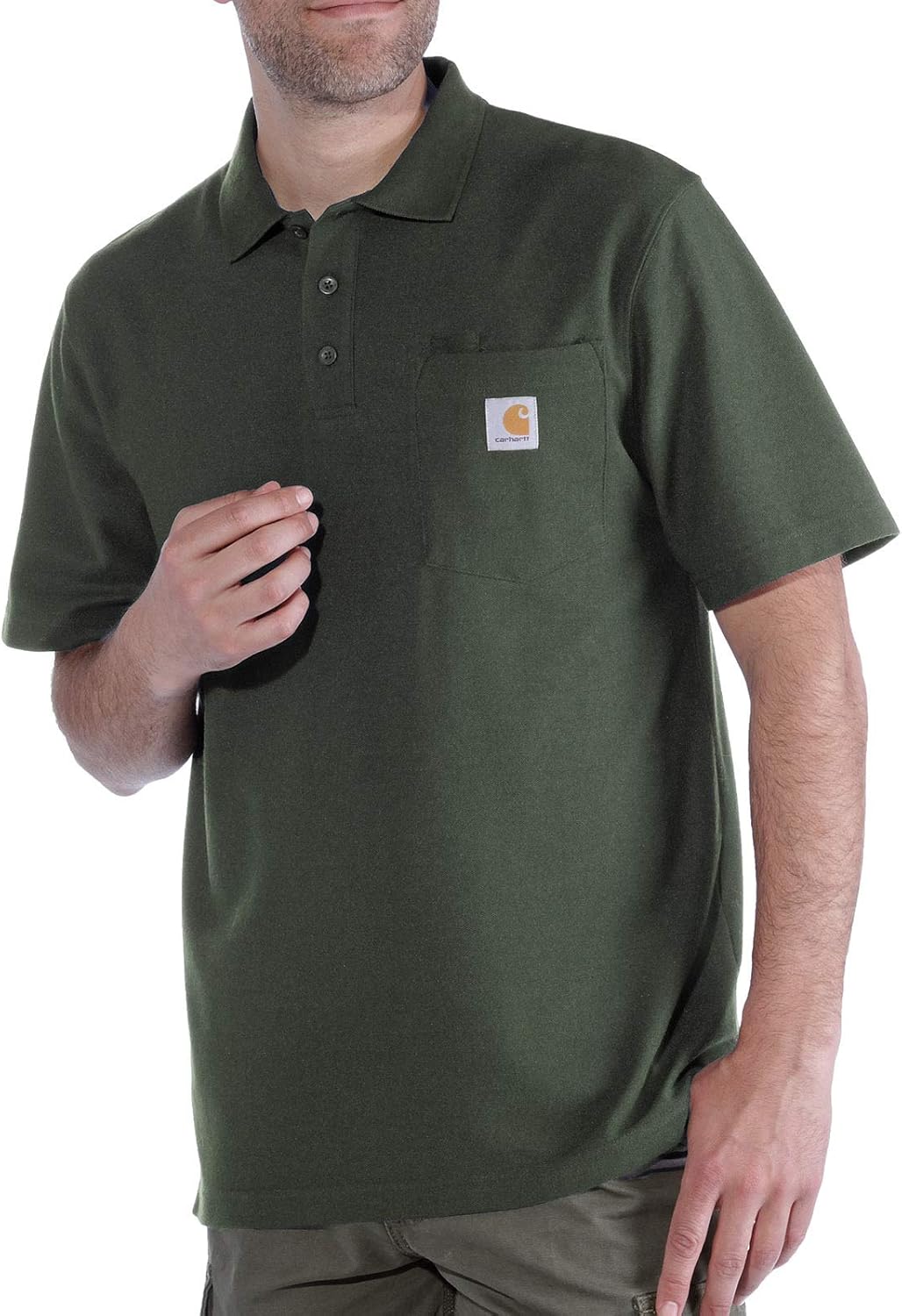 Carhartt Bekleidung Polo Shirt S Moos, S Moos