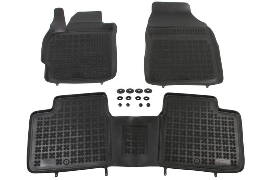 Rezaw 201426 Gummimatten mit Rand für Toyota Corolla (E170) ab Bj:2013-2017 Limousine