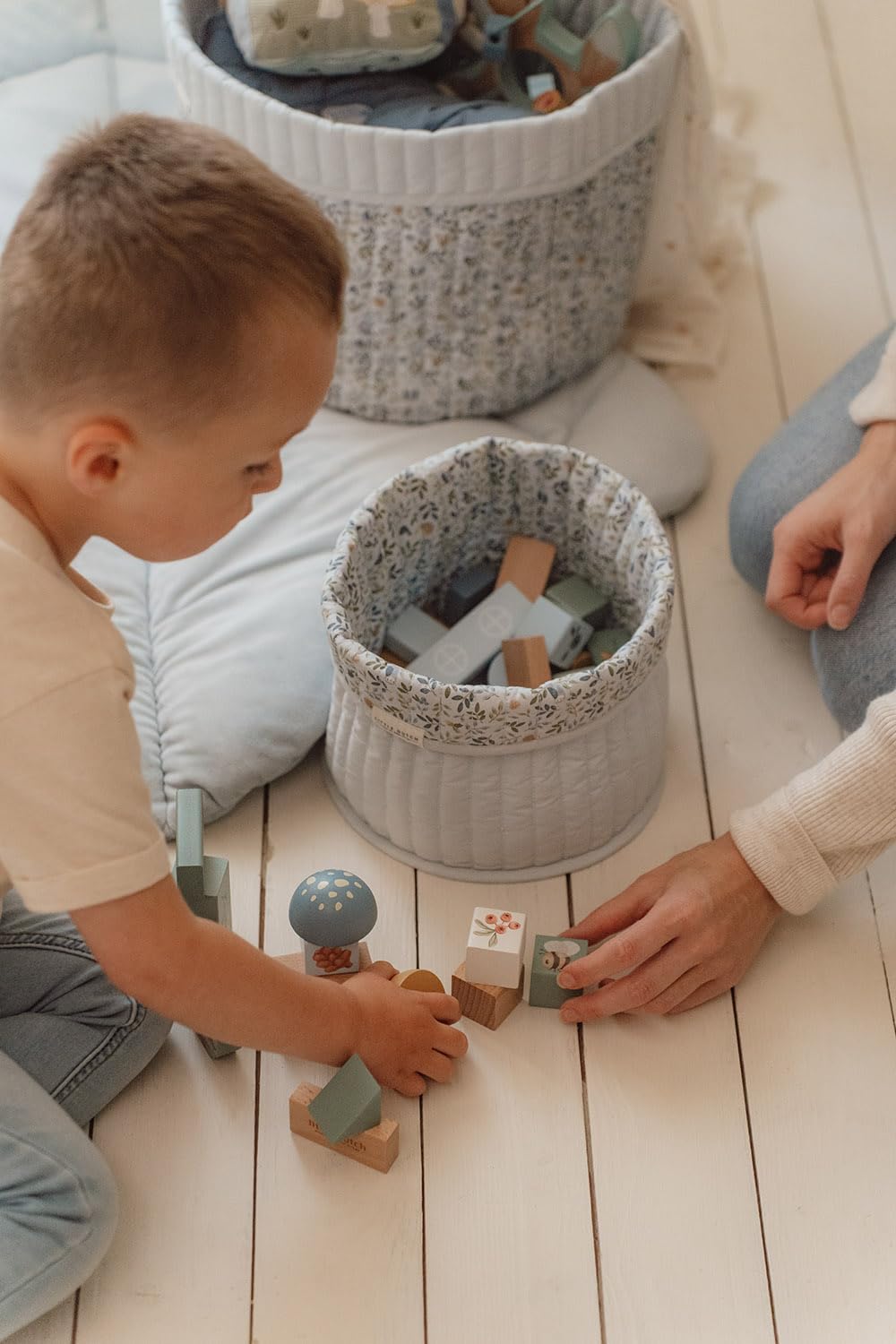 Little Dutch Wickeltischkörbchen Körbchen Korb Utensilo Organizer für den Wickeltisch Baby wendbar R