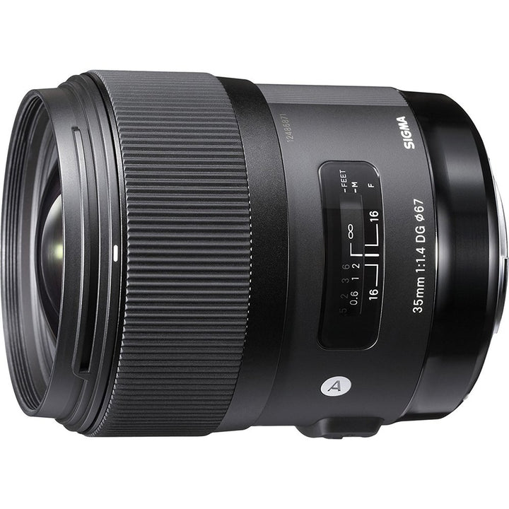 Sigma 35mm F1,4 DG HSM Art Objektiv (67mm Filtergewinde) für Sony A-Objektivbajonett für Sony-A Sing
