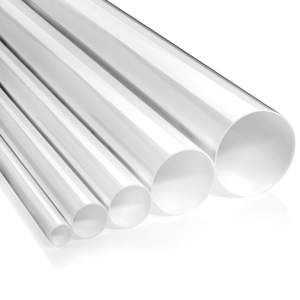 Acrylglasrohr XT Ø 80/74mm (Aussen/Innen), opal, 1000mm lang - Zeigis® / milchig/PMMA/weiss/extrudie