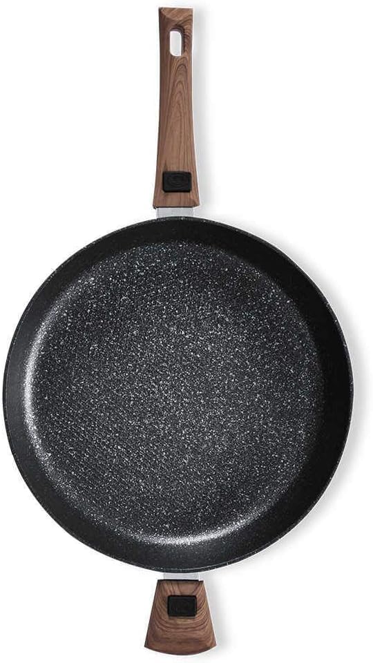 Durandal Légende Bratpfanne 32 cm – Beschichtete Aluguss Pfanne mit abnehmbarem Griff – Ofenfeste Pf