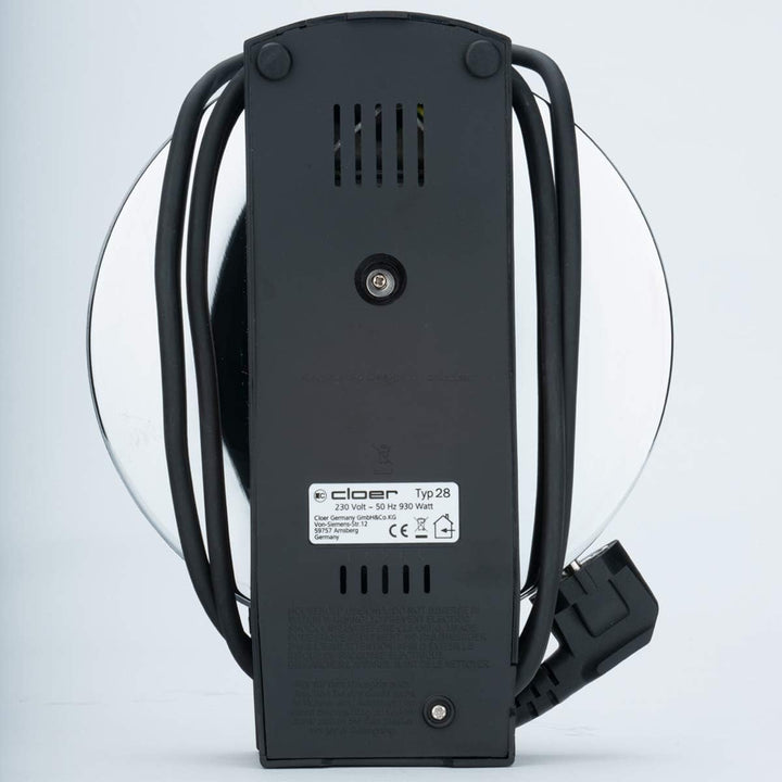 Cloer 281 Hörncheneisen für hauchdünne, knusprige Hörnchen, 800 W, Backfläche 15 cm Durchmesser, sch