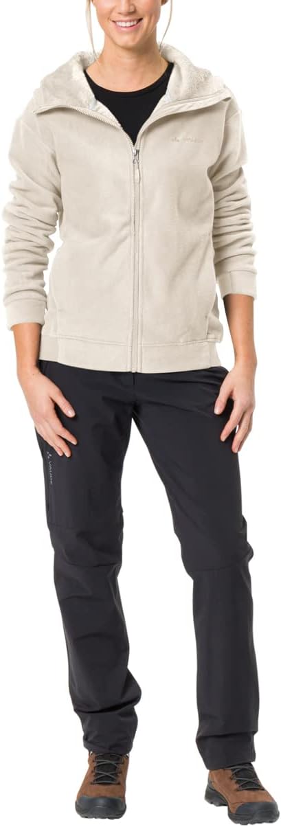 VAUDE Damen Women's Neyland Fleece Hoody Jacke 36 Ecru, 36 Ecru