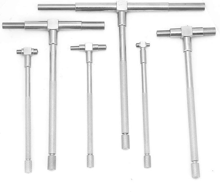 Autopige 6 Stück Teleskop-Messgerät, 8 – 150 mm, Mikrometer, Innendurchmesser, verstellbar, Messwerk