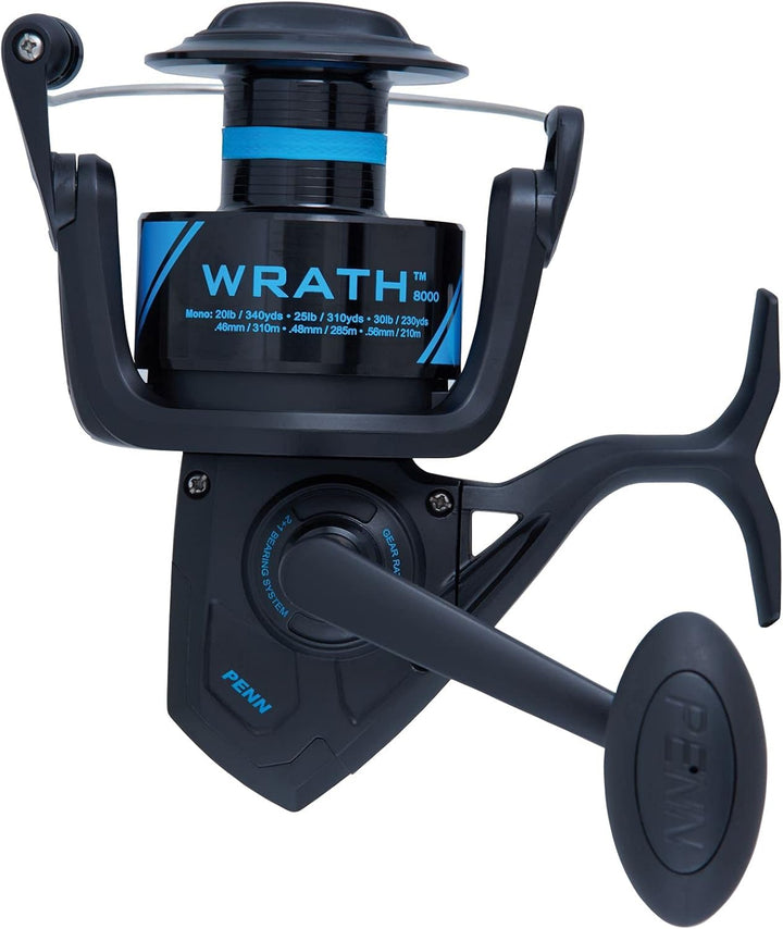 PENN Wrath Spinning Angelrolle – WRTH2500C 6000, 6000