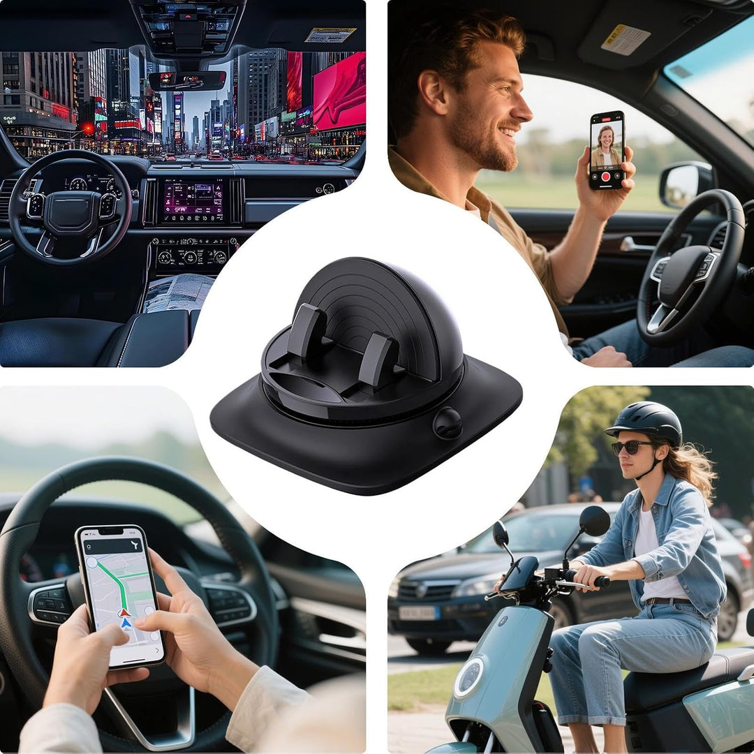 Generisch Dashboard Handyhalterung - Handyhalter Für Auto Mit Kabelführung | Rutschfester Verstellba